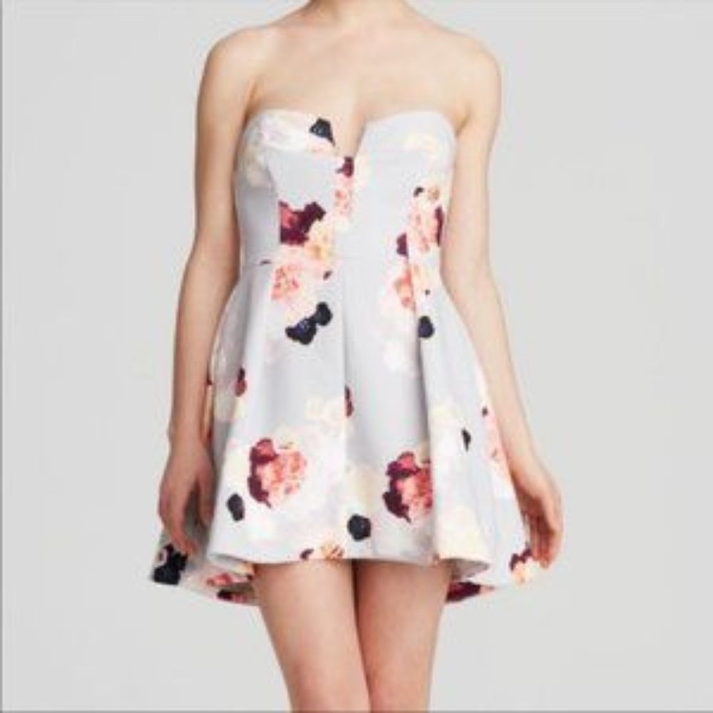 Keepsake The Label Watercolor Divide Dress Floral